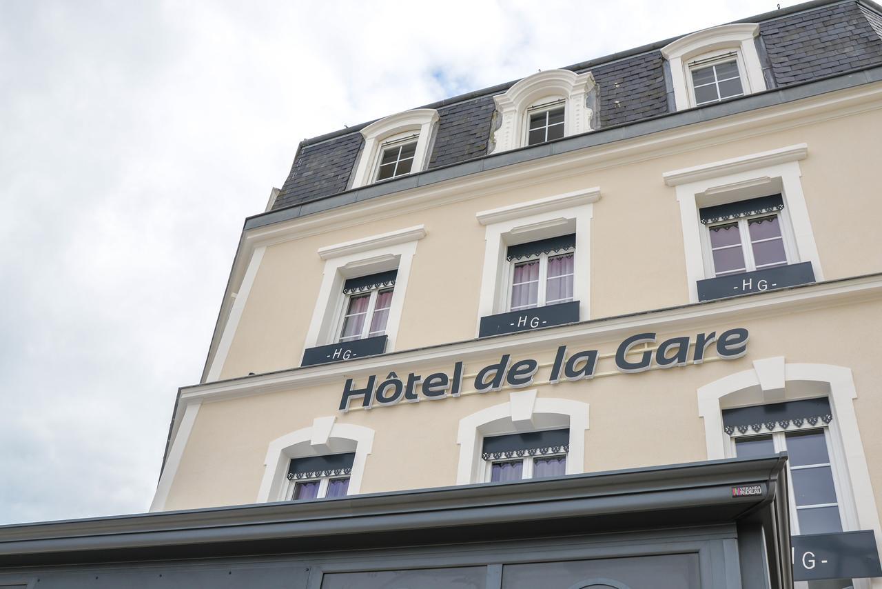 Hotel De La Gare - Restaurant Bistro Quai 永河畔拉罗什 外观 照片